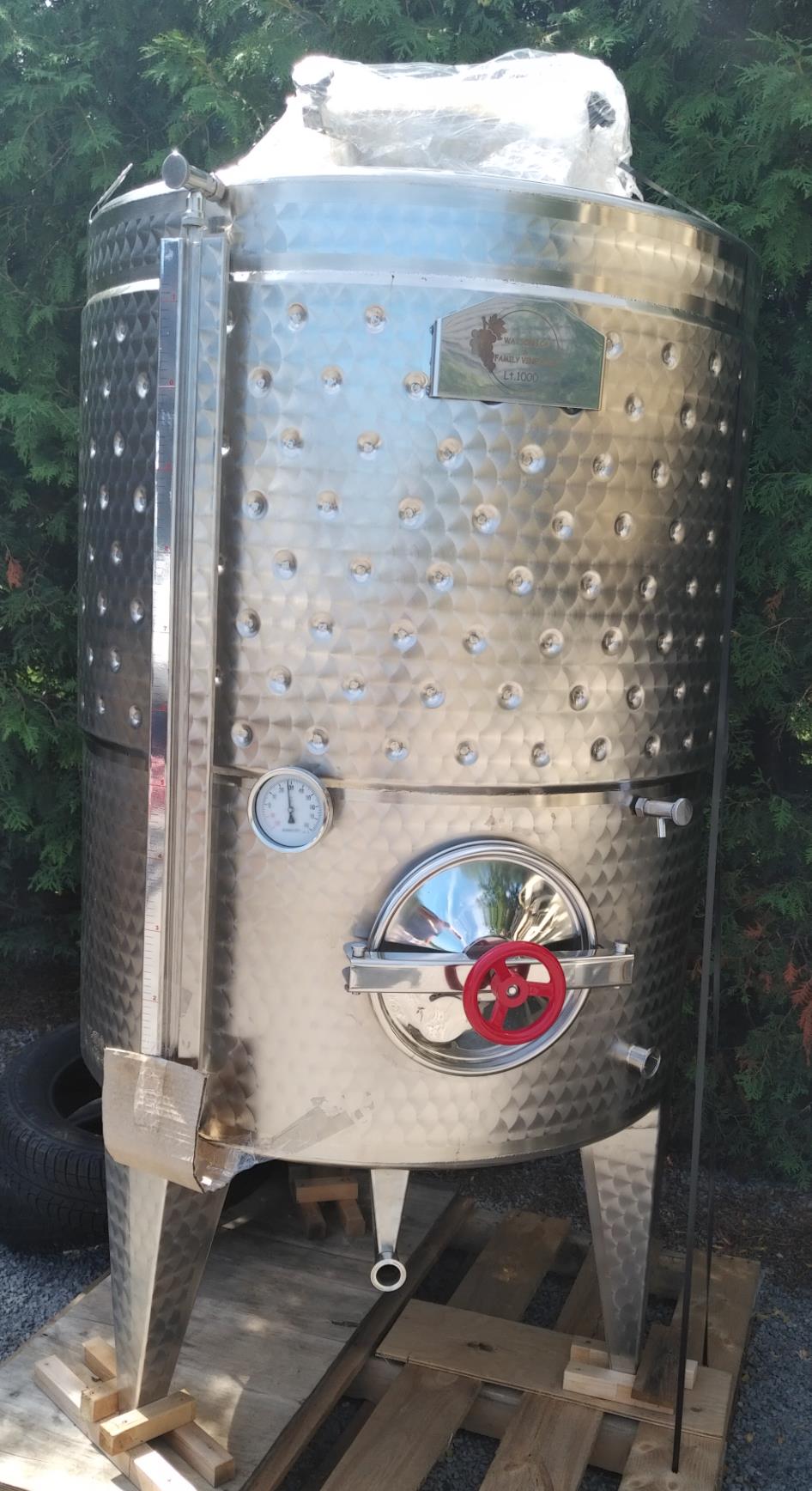 Stainless Steel Wine Tanks with Cooling Jacket