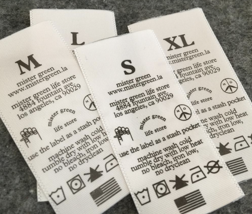 Printed Care Labels