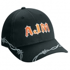 Promotional Polycotton 6 Panel Constructed Contour (barbed Wire) 