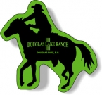 Promotional .004 Custom Shape Black Matte Vinyl / std adhesive Decals (101 to 150 square inches) Screen-printed