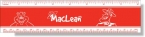 Promotional .035 Stock Shape Flexible Magnetic Ruler / Square Corners (2" X 8.25") Screen-printed