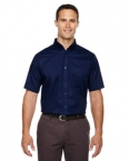 Promotional Ash City - Core 365 Men's Tall Optimum Short-sleeve Twill Shirt