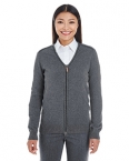 Promotional Devon & Jones Ladies' Manchester Fully-fashioned Full-zip Sweater