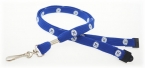 Promotional 1/2" Silkscreened Tubular Lanyard W/ Bulldog Clip