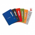 Promotional Silver Blossom  Polypro Notebook Combo 
