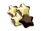 Promotional Chocolate stars in gold foil