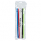 Promotional Ozone 9" Reusable Straws With Brush