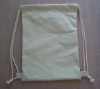 Promotional 13.5" X 18" Cotton Canvas Cinch Bag