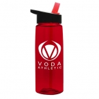 Promotional 26 Oz Tritan Flair Bottle With Flip Straw Lid