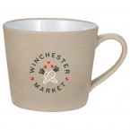 Promotional Cotto Natural Ceramic Mug 11oz
