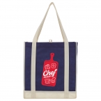 Promotional Two-tone Non-woven Little Grocery Tote