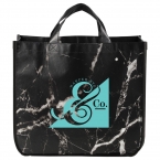 Promotional Marble Laminated Non-woven Tote