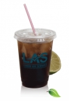 Promotional 10 oz. BIO clear, soft sided -  Clear Plastic Cups