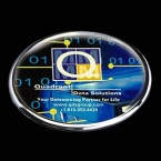 Promotional Cosburn Coaster - 4" Chrome (sublim Color)